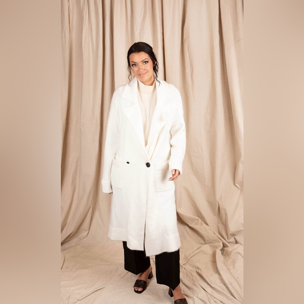 Show Me Your MuMu White Pea Coat